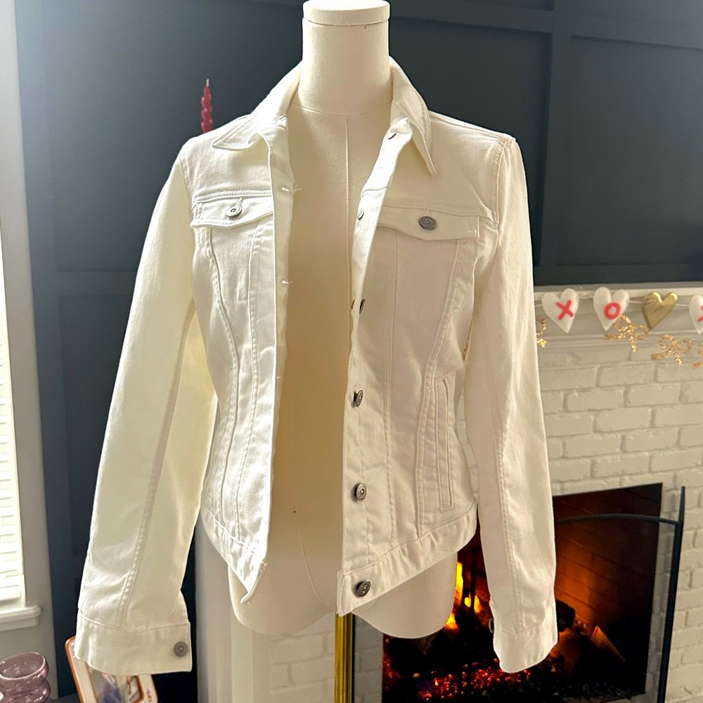 White Jean Jacket